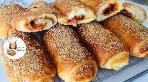 Resim Sosisli kaşarlı açma